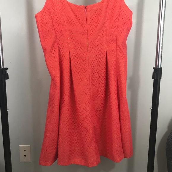 Nine West fun & flirty Coral/Orange Dress 👗 - Picture 2 of 6